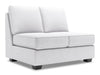 Sofa Lab Roll Armless Loveseat - Pax Ice 