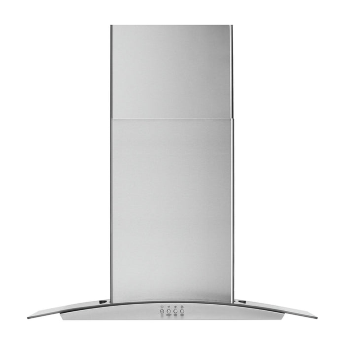 Whirlpool 30\" Glass Wall Mount Range Hood - WVW51UC0LS