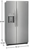 Frigidaire 25.6 Cu. Ft. Side-by-Side Refrigerator - GRSS2652AF 