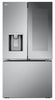 LG 36" 31 Cu. Ft. French-Door Standard-Depth MAX™ Refrigerator - Smudge Proof Stainless Steel - LRYK… | Réfrigérateur LG de 31 pi³ et de 36 po à portes françaises de profondeur standard MAXMC - acier inox…
