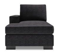 Sofa Lab Track LAF Chaise - Luxury Charcoal