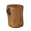 Jordy Ottoman Accent Table – Original  - Rustic style End Table in Original  Cement