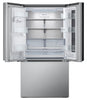 LG 36" 31 Cu. Ft. French-Door Standard-Depth MAX™ Refrigerator - Smudge Proof Stainless Steel - LRYK… | Réfrigérateur LG de 31 pi³ et de 36 po à portes françaises de profondeur standard MAXMC - acier inox…