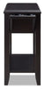 Torry Chairside Table – Brown  - Contemporary style End Table in Red cocoa Medium Density Fibreboard (MDF)
