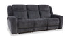 Atlantis 90" Fabric Zero Gravity Power Reclining Sofa - Dark Grey  | Sofa à inclinaison électrique Atlantis de 90 po en tissu avec position zéro gravité - gris foncé