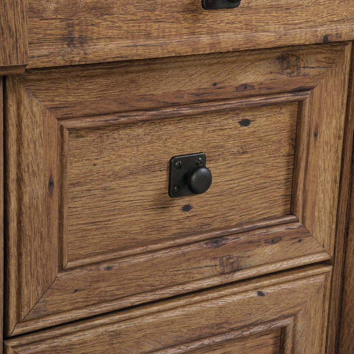 Palladia 53.15\" Office Desk with 3-Drawers - Vintage Oak