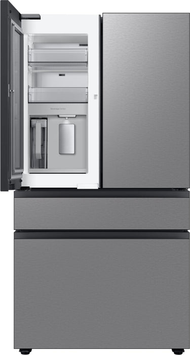 Samsung 36\" 22.8 Cu. Ft. BESPOKE 4-Door Counter-Depth Refrigerator - Stainless Steel - RF23BB8600QLAA