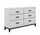Kate Bedroom 6-Drawer Dresser, 58"W x 37"H - White