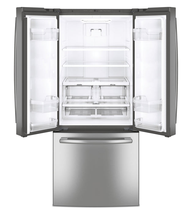 GE 30\" 20.8 Cu. Ft. French-Door Refrigerator - Stainless Steel Fingerprint Resistant  - GNE21DYRKFS