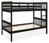 Miko Twin Open Panel Bunk Bed – Espresso 