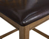 Dena Counter-Height Dining Chair - Walnut - Country style Dining Chair in Walnut Rubberwood