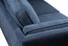 Kassia Linen-Look Sofa - Blue 