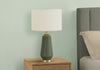 26" Green and Gold Ceramic Table Lamp|Lampe de table de 26 po en céramique verte et dorée