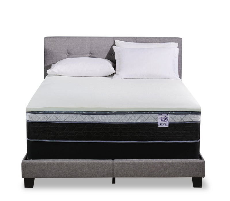 Springwall 2\" Silver Luxury Firm Queen Mattress Topper