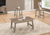 Jacey 3-Piece Coffee and Two End Tables Package - Taupe 