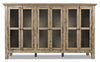 Rocco Wood Accent Cabinet – Large  - Rustic style Accent Cabinet in Natural Wood  Acacia