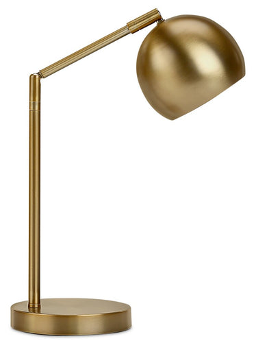 19" Gold Metal Desk/Task Lamp