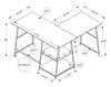 Evlin 42" L-Shaped Office Desk with Shelves - White|Bureau en forme de L Evlin de 42 po à tablettes - blanc