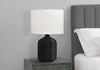 23" Black Rattan Table Lamp|Lampe de table de 23 po en rotin noir