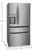 Frigidaire Gallery 26.3 Cu. Ft. 4-Door French-Door Refrigerator - GRMS2773AF 