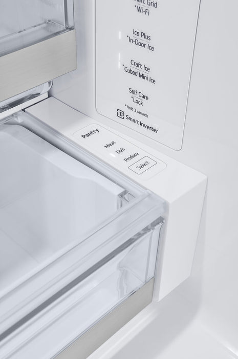 LG 36\" 31 Cu. Ft. French-Door Standard-Depth MAX™ Refrigerator - Smudge Proof Stainless Steel - LRYKS3106S