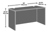 Affirm Commercial Grade 60" x 24" Desk - Classic Cherry 