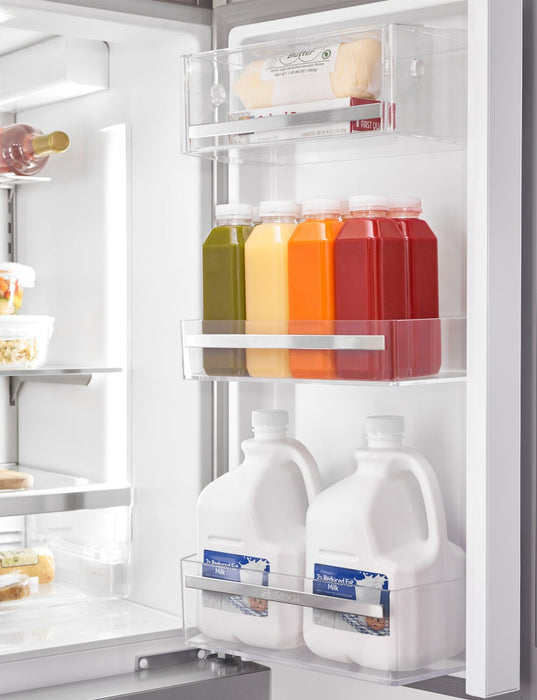 Bosch 800 Series 36\" 20.8 Cu. Ft. Smart Counter-Depth French Door Refrigerator with Dual Compressor