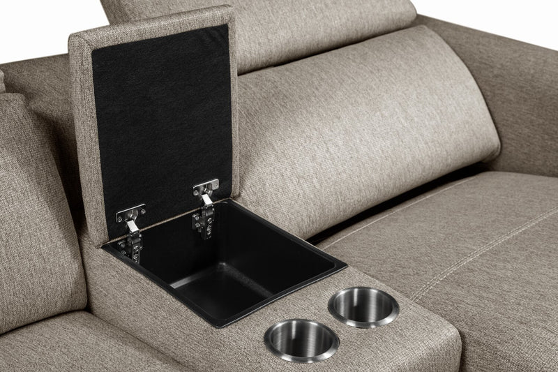 Adelaide 6-Piece Power Reclining Sectional - Grey