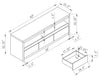 Walker 3-Piece Entertainment Centre with 62" TV Opening 