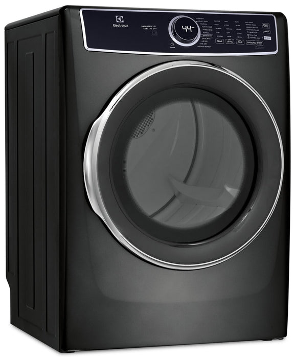 Electrolux 8 Cu. Ft. Gas Dryer with Steam - Titanium - Stackable - ELFG7537AT