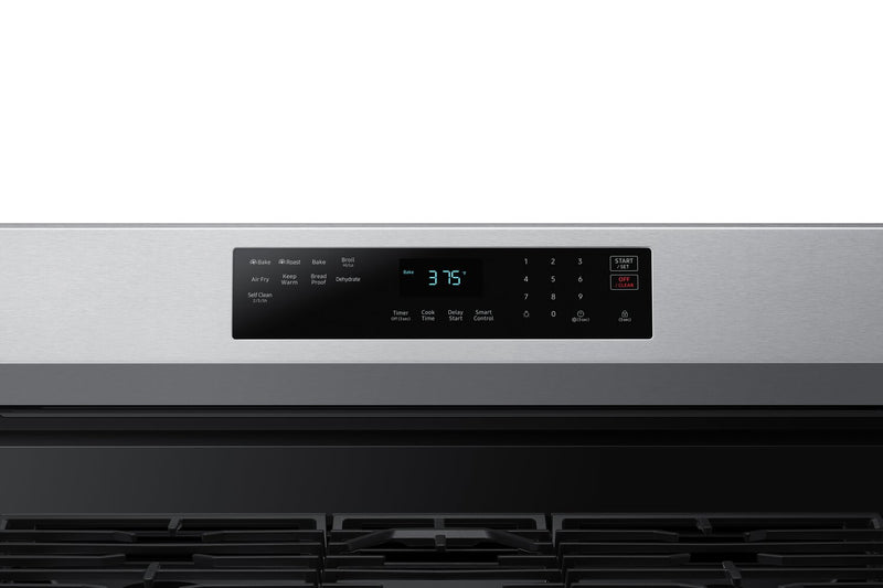 Samsung 6 Cu. Ft. Smart Gas Free Standing Range with Air Fry - Stainless Steel - NX60A6511SS/AA