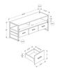 Chace 48” TV Stand - White 
