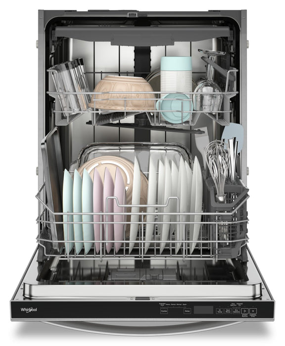 Whirlpool 24\" 44 dBA Built-In Top-Control Dishwasher - Fingerprint Resistant Stainless Steel - WDT550SAPZ