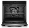 Whirlpool 30" 4.3 Cu. Ft. Electric Single Wall Oven with True Convection - Black Stainless Steel wit… | Four mural simple électrique Whirlpool de 4,3 pi³ et de 30 po avec convection véritable - acier inox…