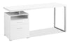Heather Adjustable Desk - White 