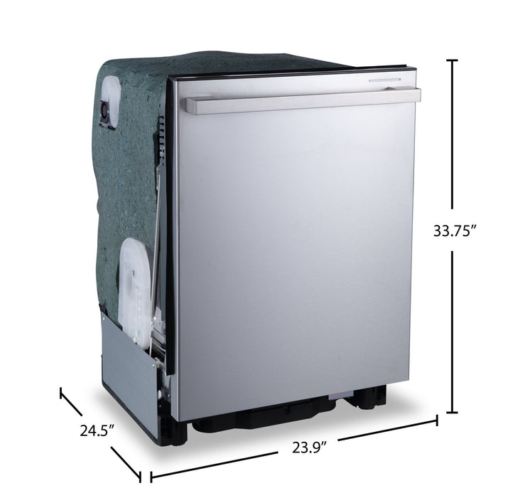 Hisense 24\" 48 dBA Built-In Top-Control Dishwasher - Stainless Steel - HDW63314SS