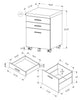 Bruno Filing Cabinet - White  