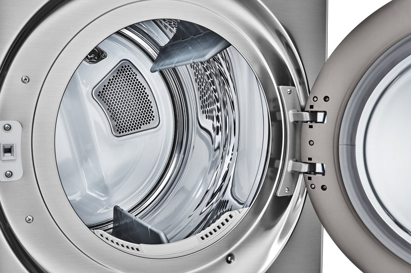 LG 7.4 Cu. Ft. Smart Electric Dryer with Steam - Graphite Steel - Stackable - DLEX5500V