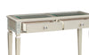 Tyra 48" Glam Sofa Table with Storage - Champagne  |Table de salon somptueuse Tyra de 48 po avec rangement - champagne
