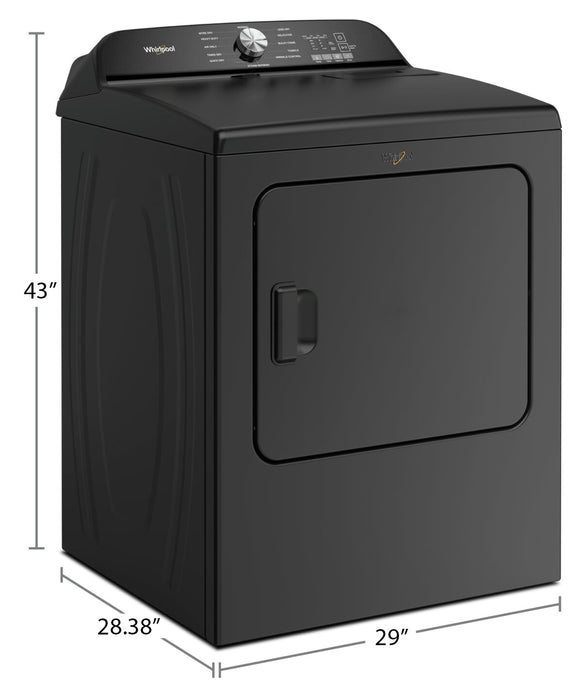 Whirlpool 7 Cu. Ft. Electric Dryer - Volcano Black - YWED6150PB