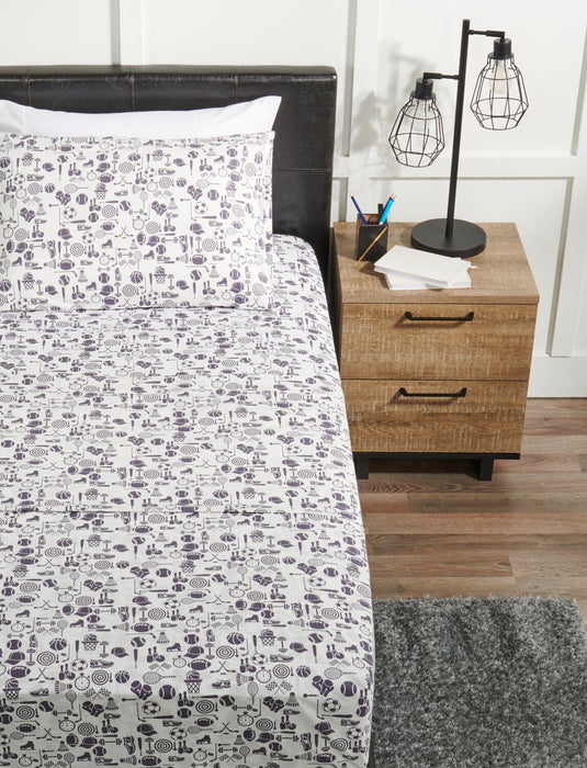 Joey 3-Piece Twin Cotton Sheet Set