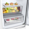 LG 12 Cu. Ft. Counter-Depth Bottom-Freezer Refrigerator - LBNC12231W - Refrigerator in White