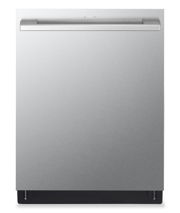 LG Studio 24\" 40 dBA Built-In Top-Control Smart Dishwasher with QuadWash®Pro  - Smudge Proof Stainless Steel - SDWB24S3