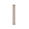 Café 2-Piece Handle Kit for Side-By-Side Refrigerator in Brushed Copper - CXSS2H2PMCU