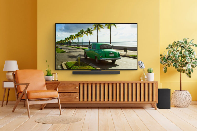 LG 3.1.3 CH Bluetooth Dolby Atmos Soundbar with Wireless Subwoofer (SC9S.DCANLLK)