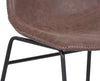 Amos 7-Piece Dining Package with Tess Chairs - Brown - Dining Room Set