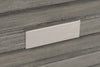 Bronx Chairside Table - Grey - Contemporary style End Table in Grey Metal