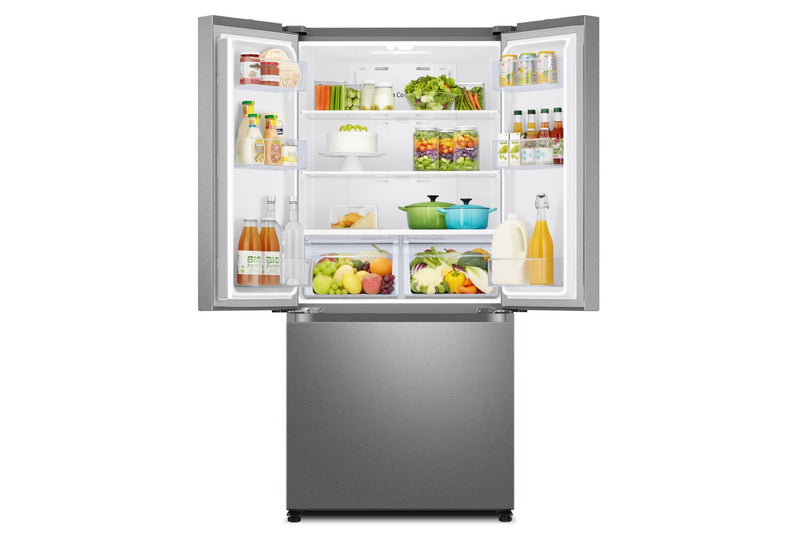 Samsung 33\" 17.5 Cu. Ft. Counter-Depth French-Door Refrigerator - Stainless Steel - RF18A5101SR/AA