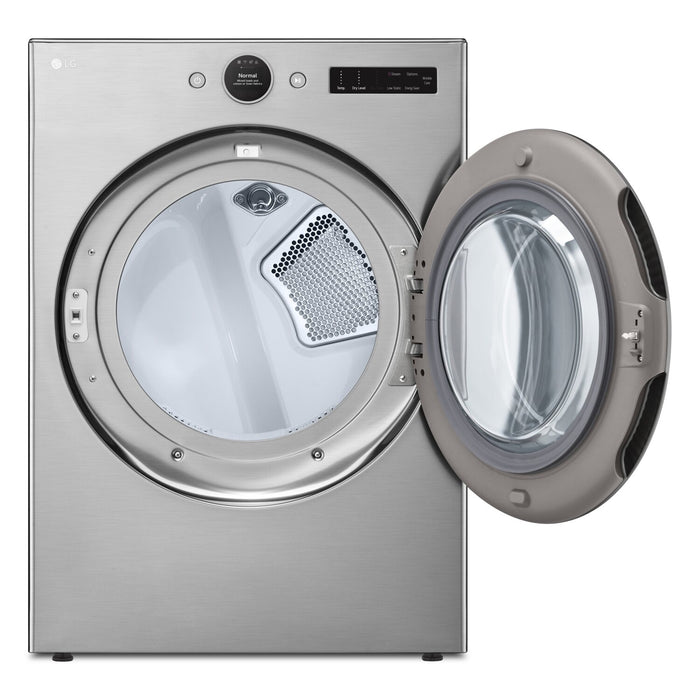 LG 7.4 Cu. Ft. Smart Electric Dryer with Steam - Graphite Steel - Stackable - DLEX5500V