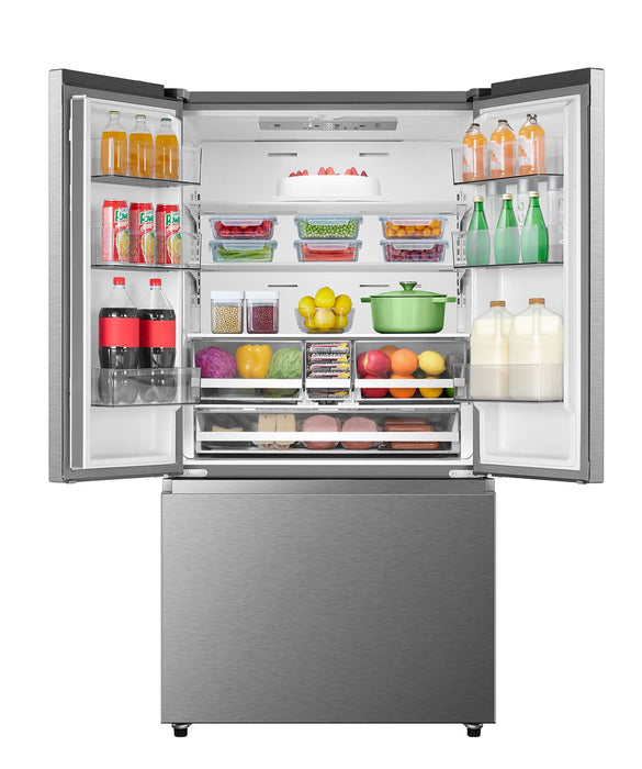 Hisense 36\" 22.5 Cu. Ft. Counter-Depth French-Door Refrigerator - Stainless Steel - RF225A3CSE